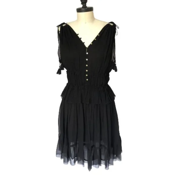 Ulla Johnson x Barneys Silk Georgette Noelle Dress